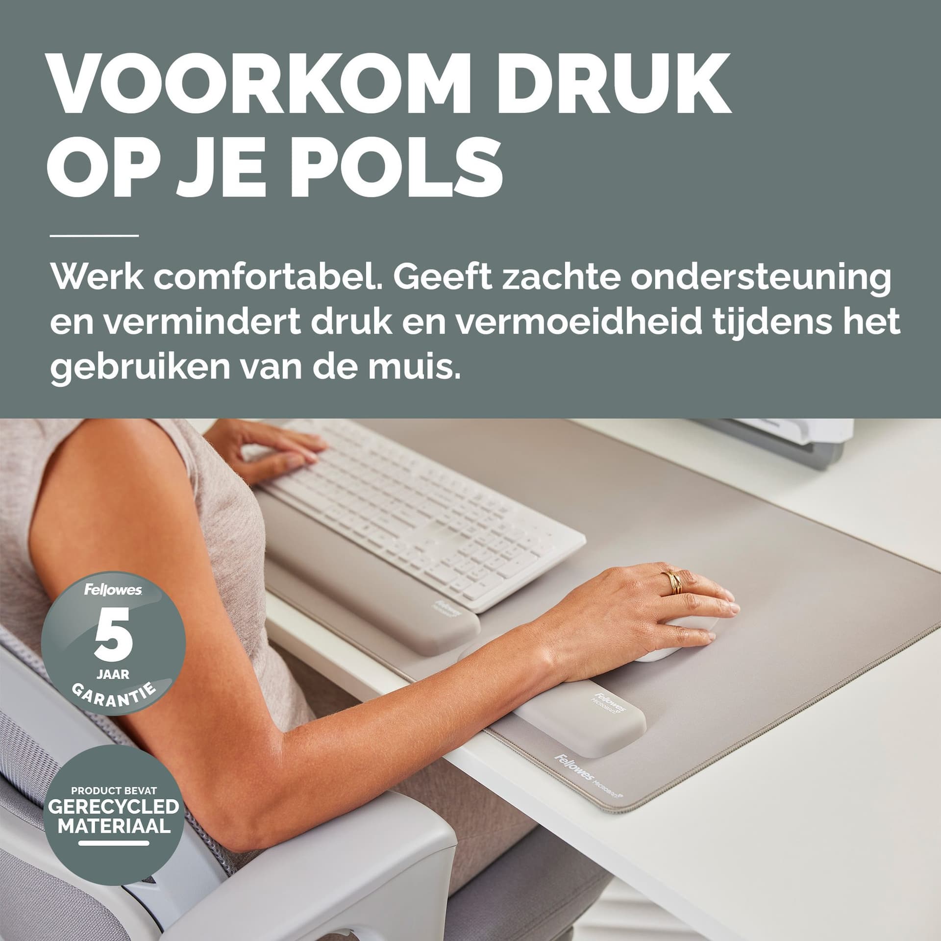 Polssteun Fellowes Breyta palm zand 4