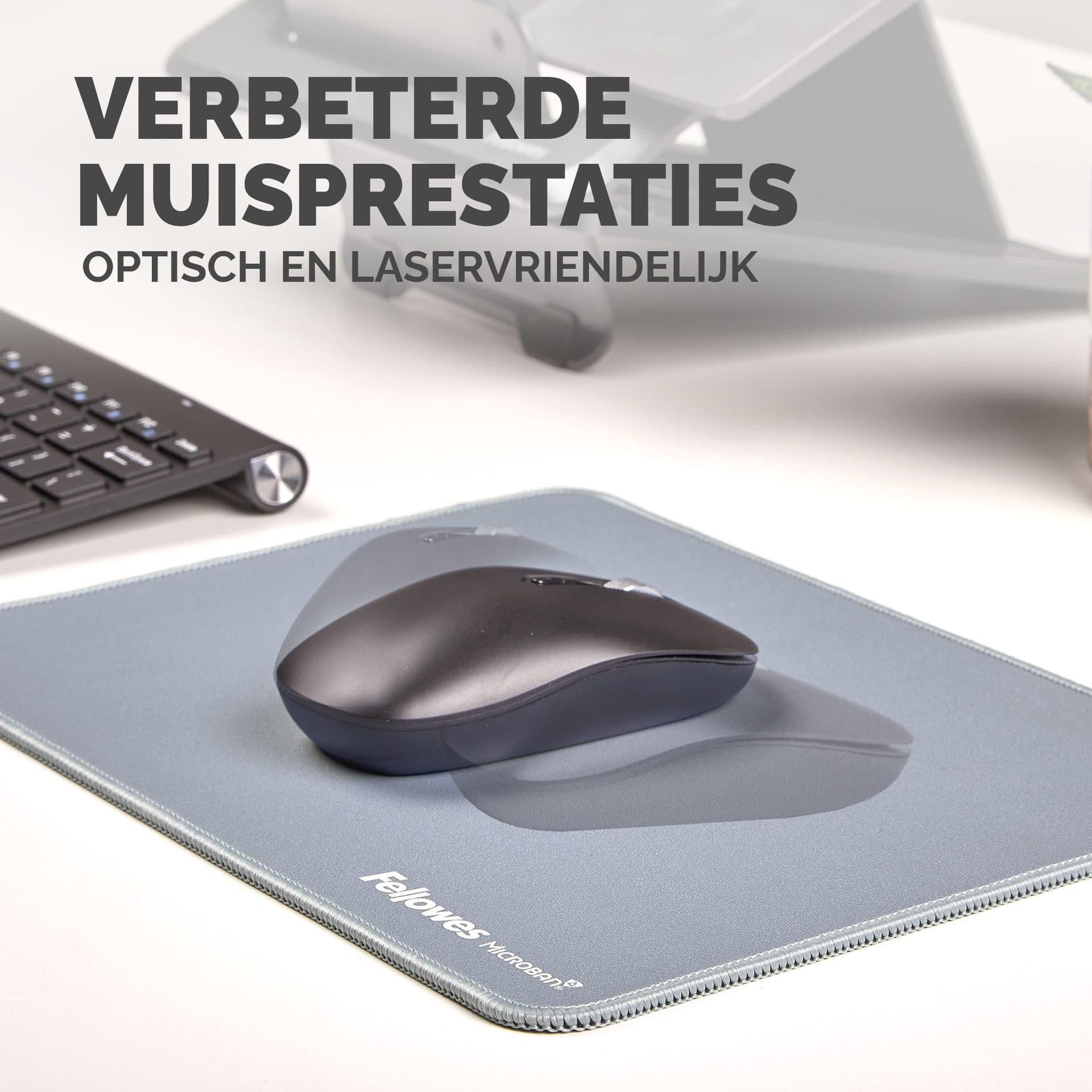 Muismat Fellowes Breyta XL blauw 6