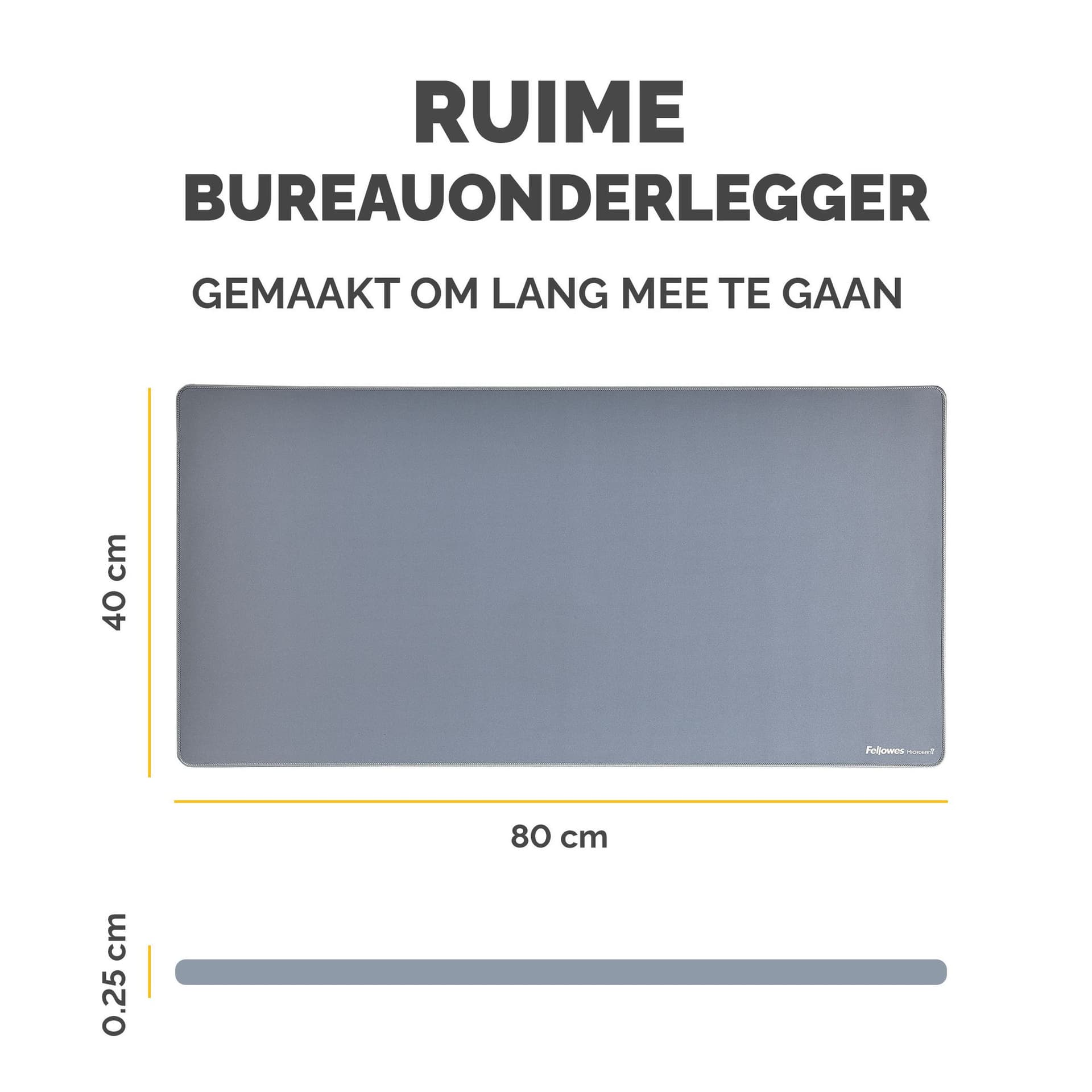 Bureau-onderlegger Fellowes Breyta blauw 2