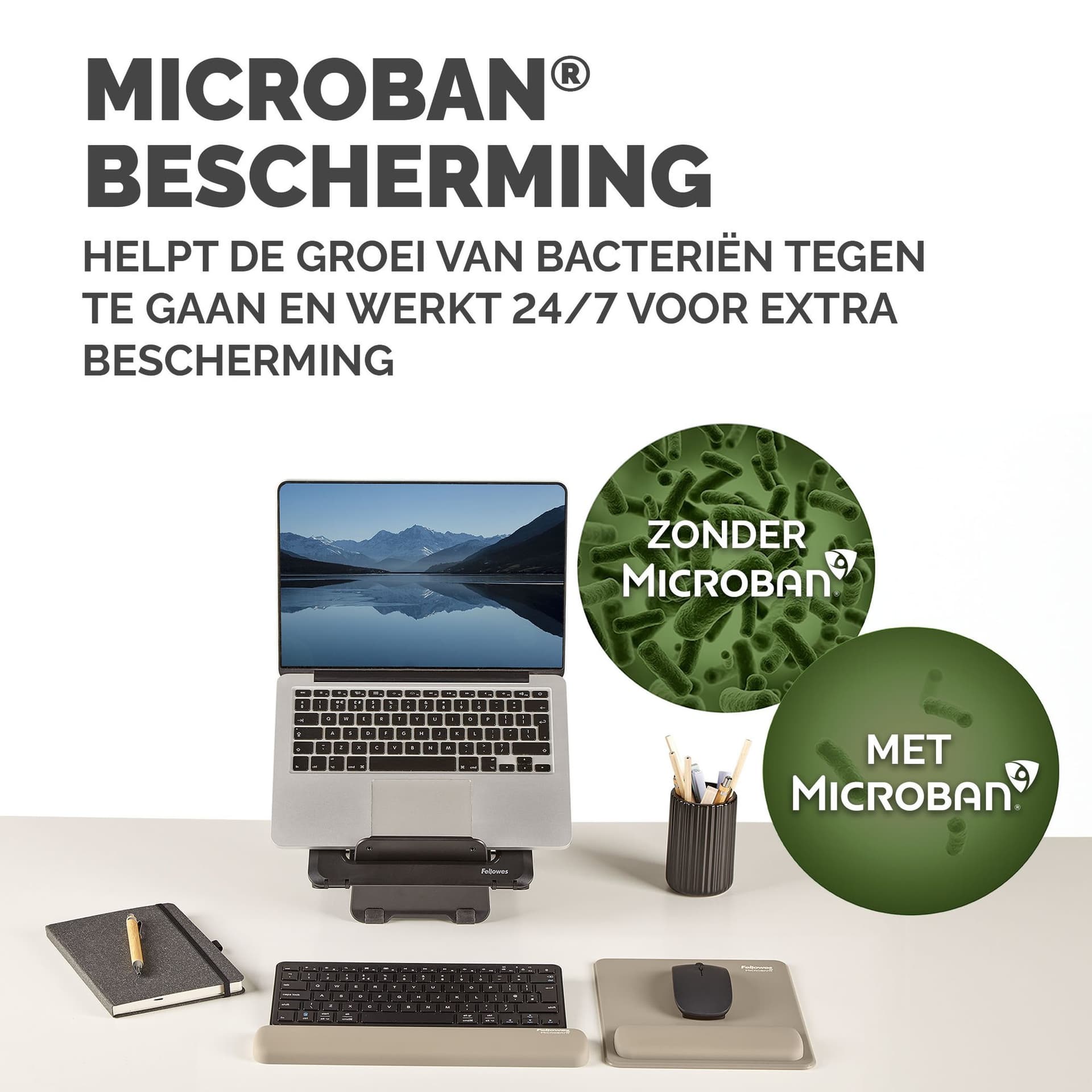 Polssteun Fellowes Breyta compact zand 5