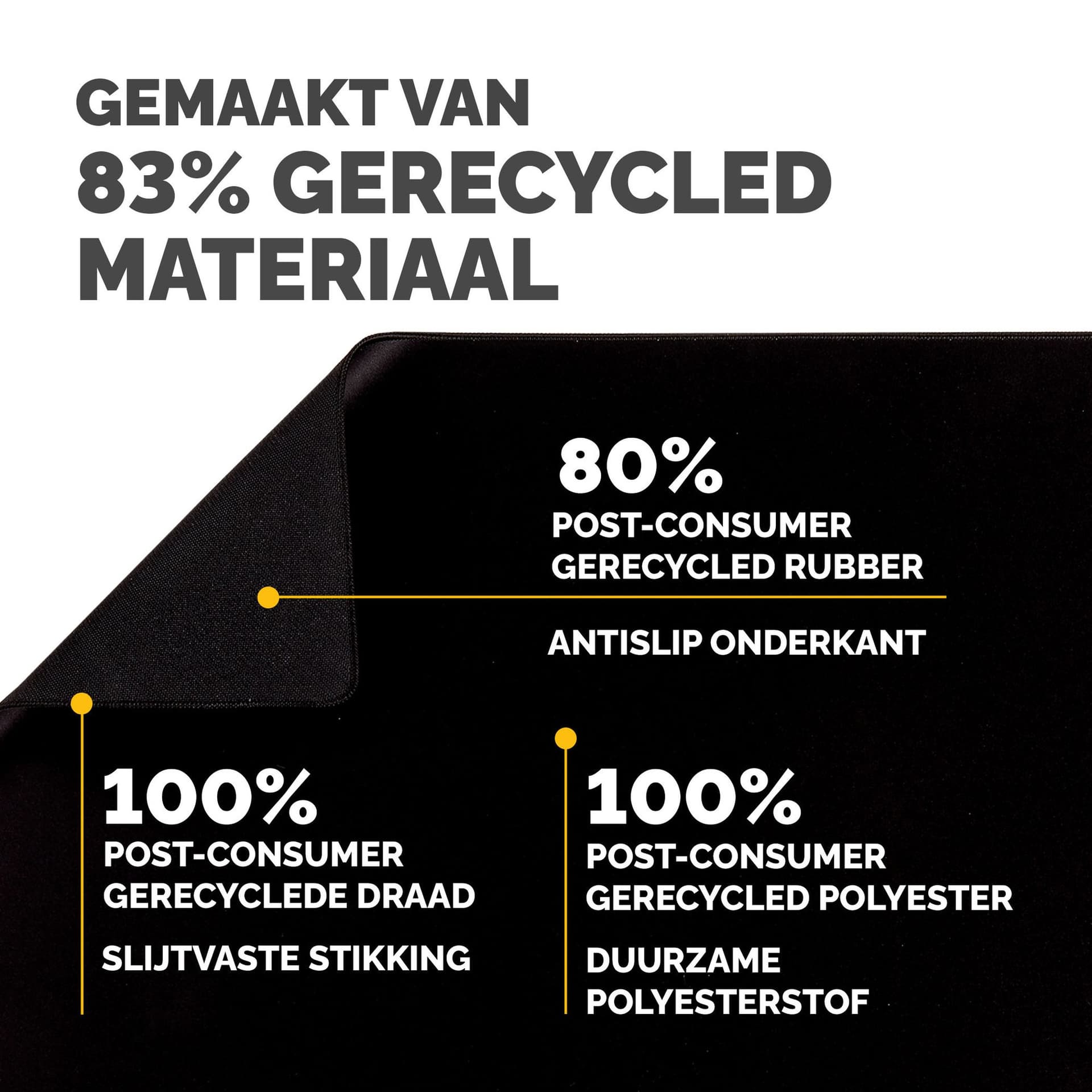 Bureau-onderlegger Fellowes Breyta zwart 4