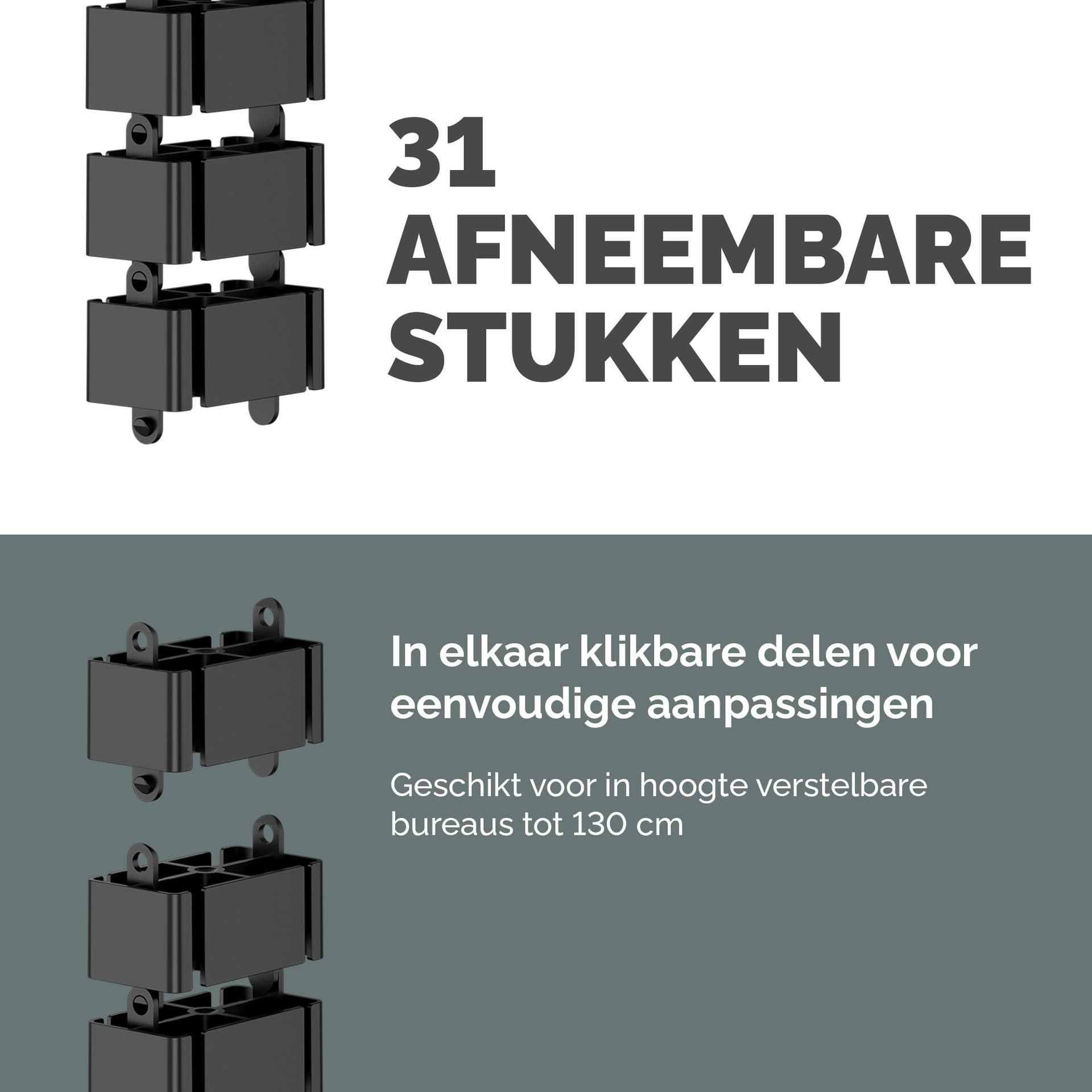 Kabelslang Fellowes zwart 6