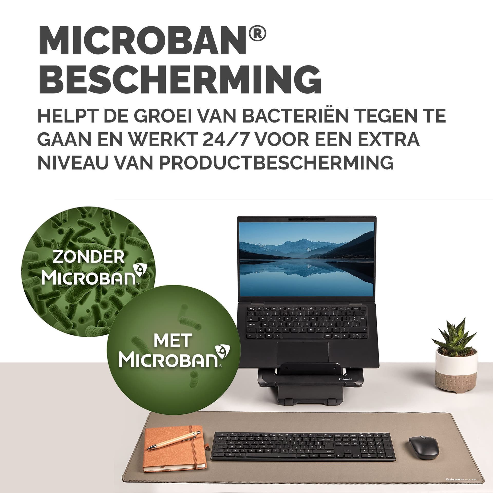 Bureau-onderlegger Fellowes Breyta zand 3