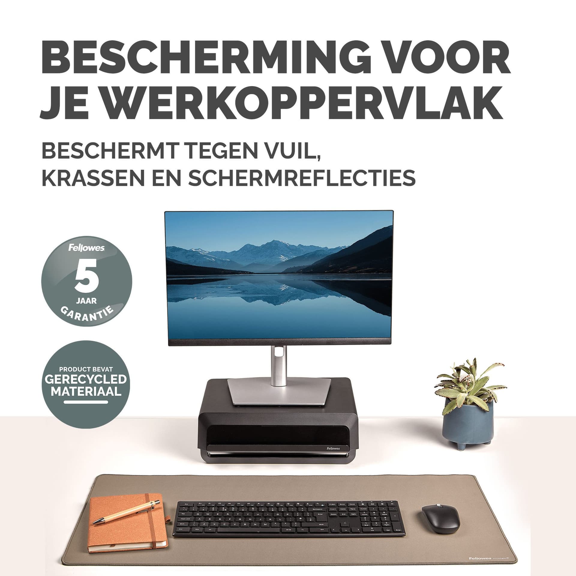 Bureau-onderlegger Fellowes Breyta zand 5
