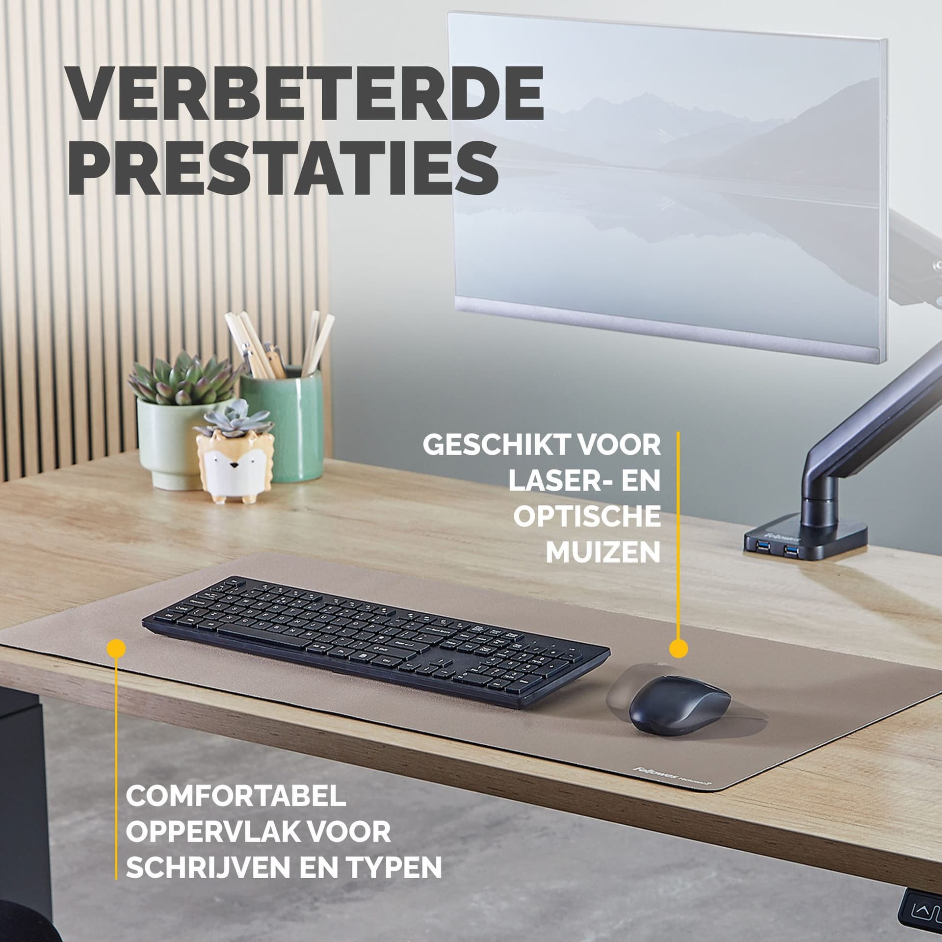 Bureau-onderlegger Fellowes Breyta zand 6