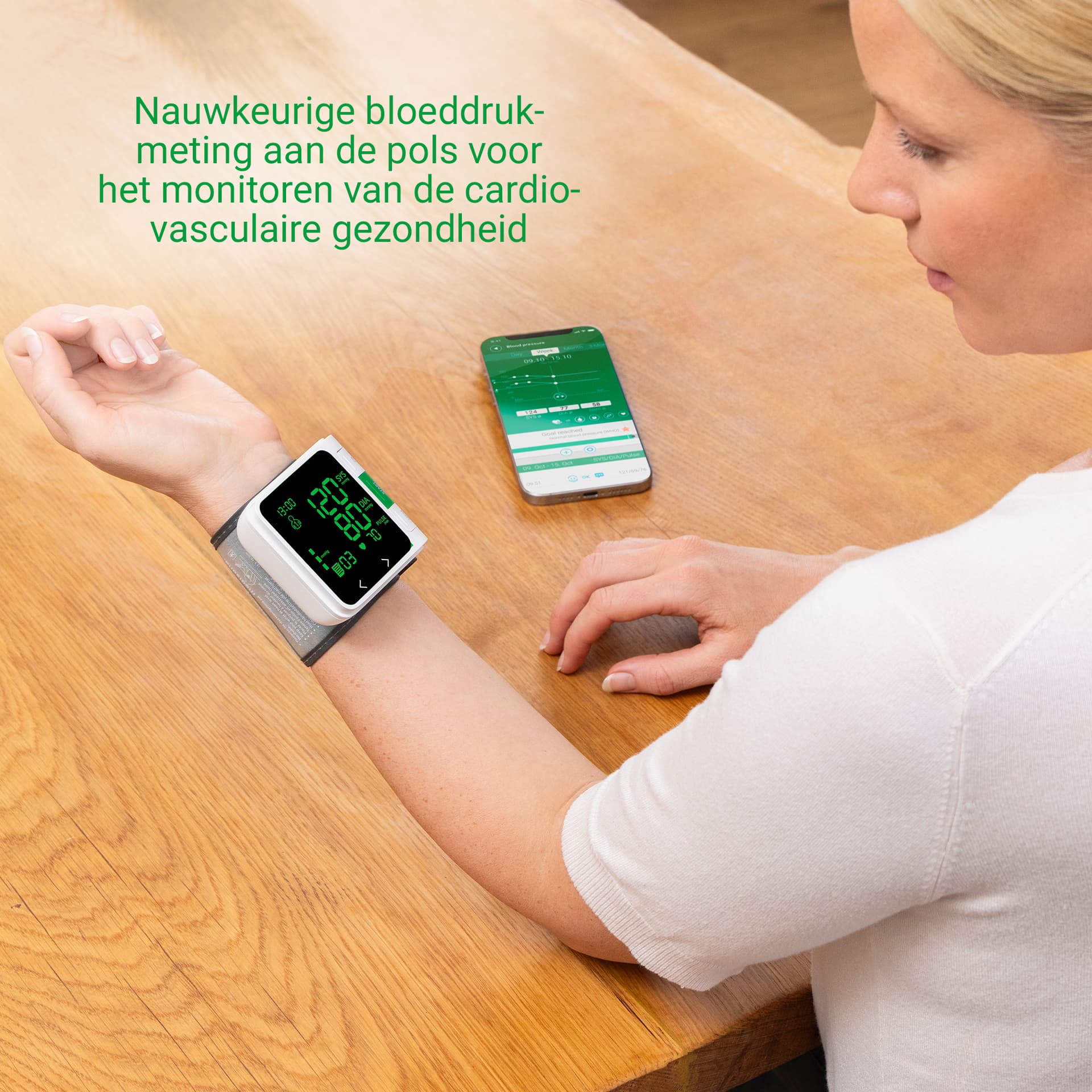 Polsbloeddrukmeter Medisana Connect BW 360 3