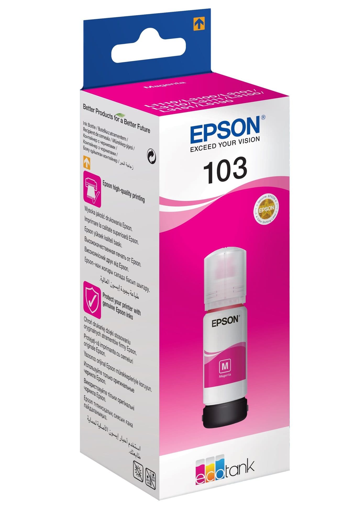 Navulinkt Epson 103 T00S34A rood 2