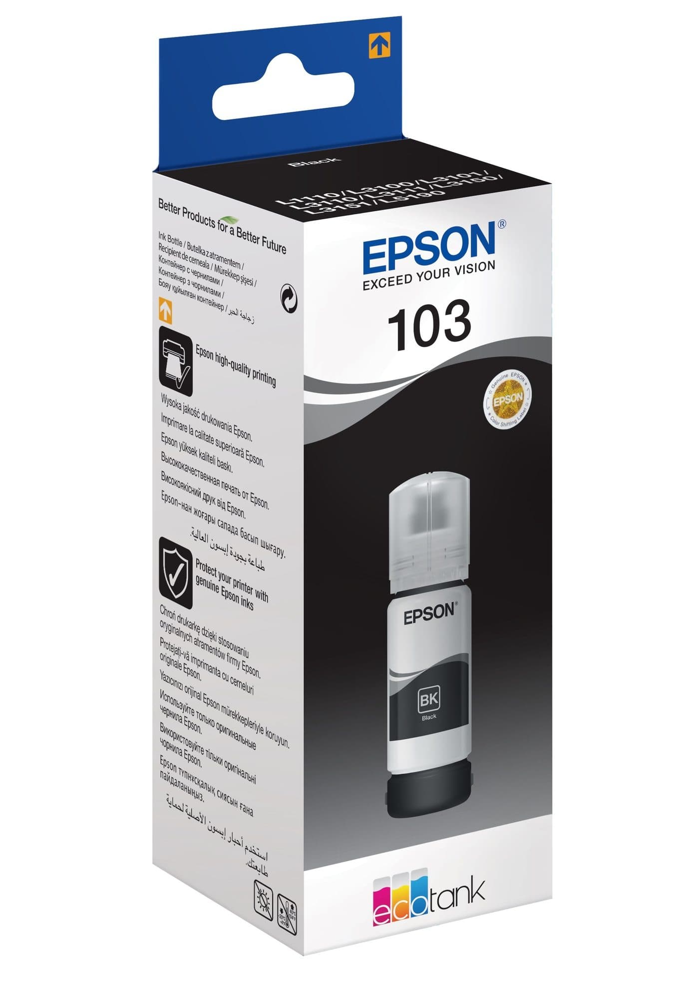 Navulinkt Epson 103 T00S14A zwart 2
