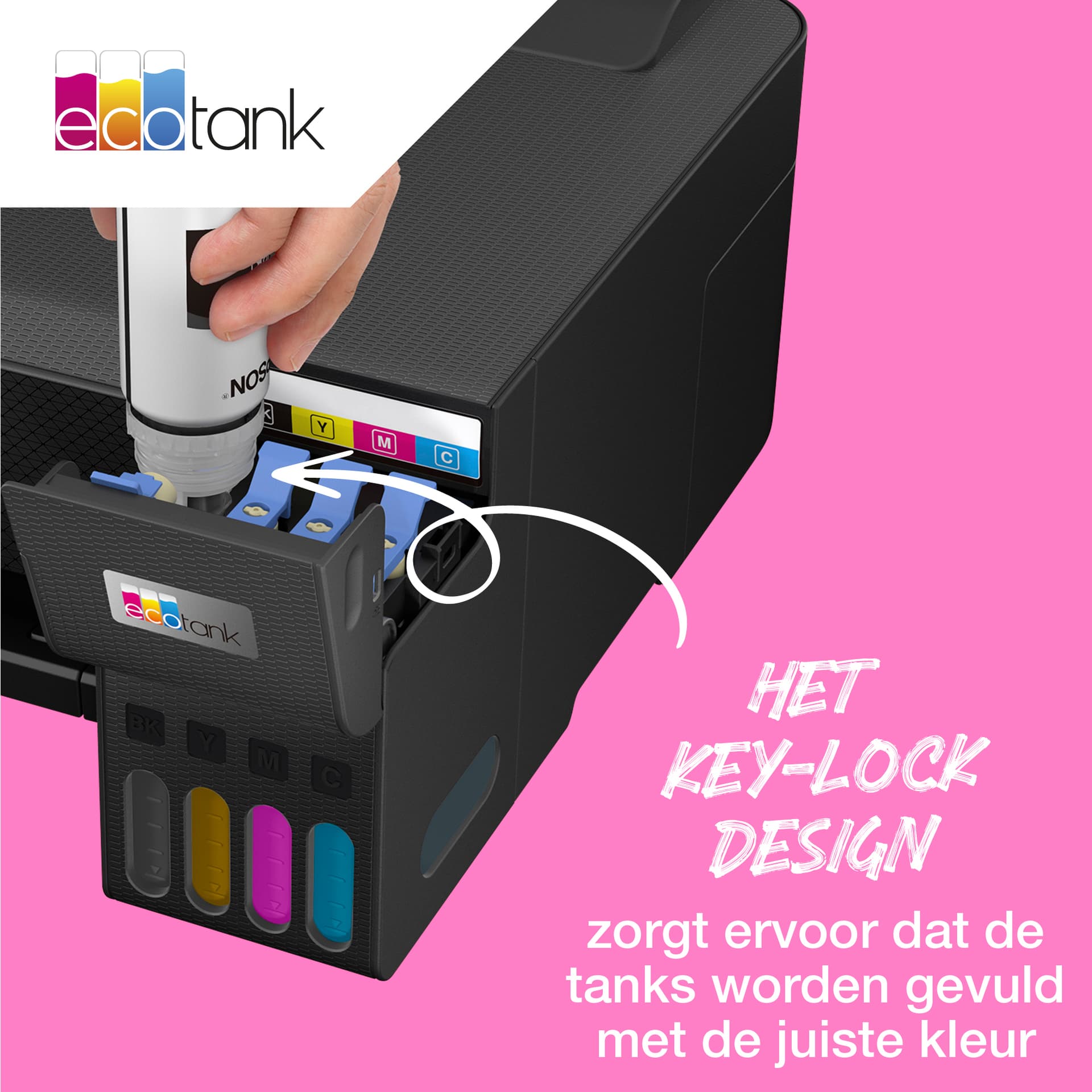 Navulinkt Epson 103 T00S24A blauw 6