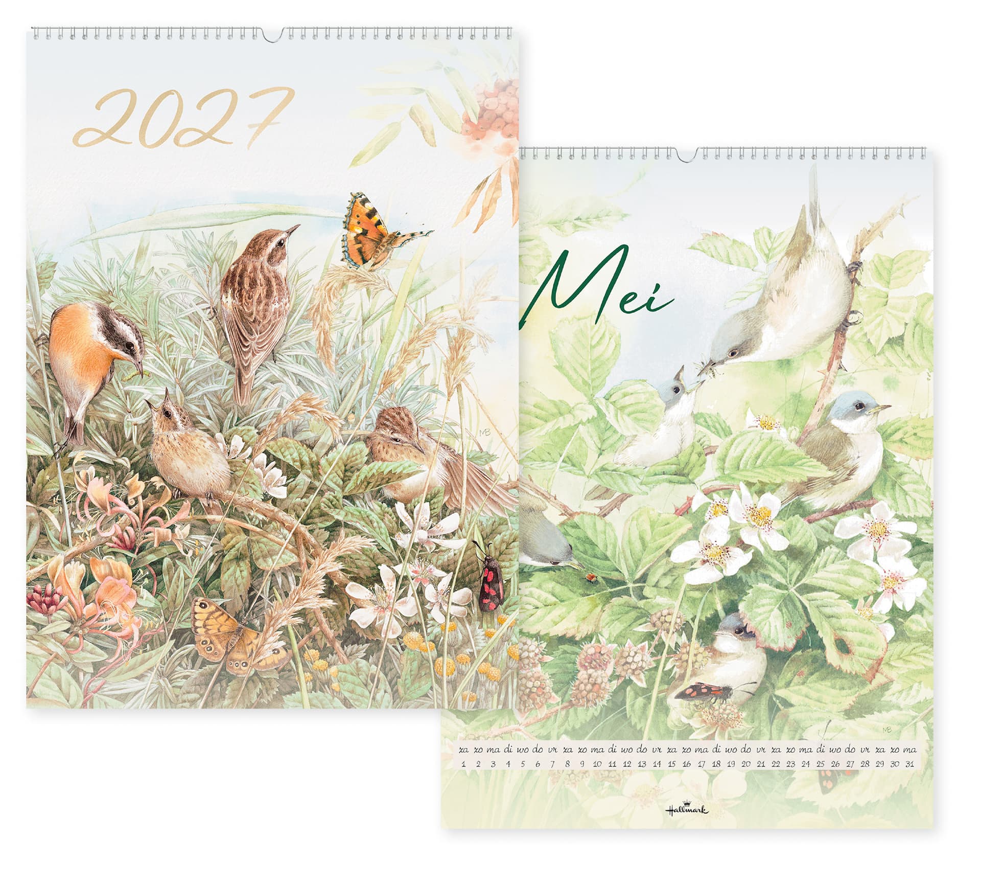 Maandkalender 2027 Marjolein Bastin 400x550mm nederlands 2