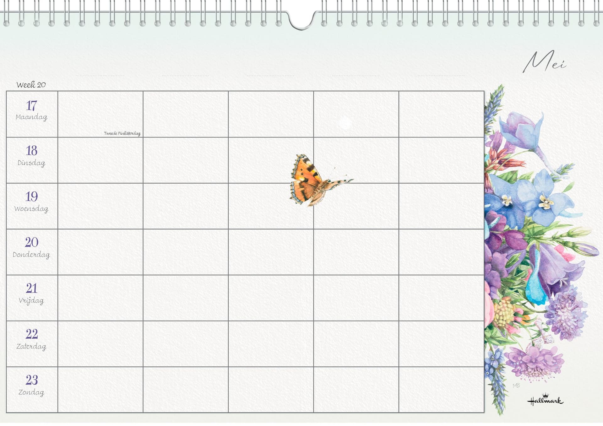Familiekalender 2027 Marjolein Bastin A4 nederlands 3