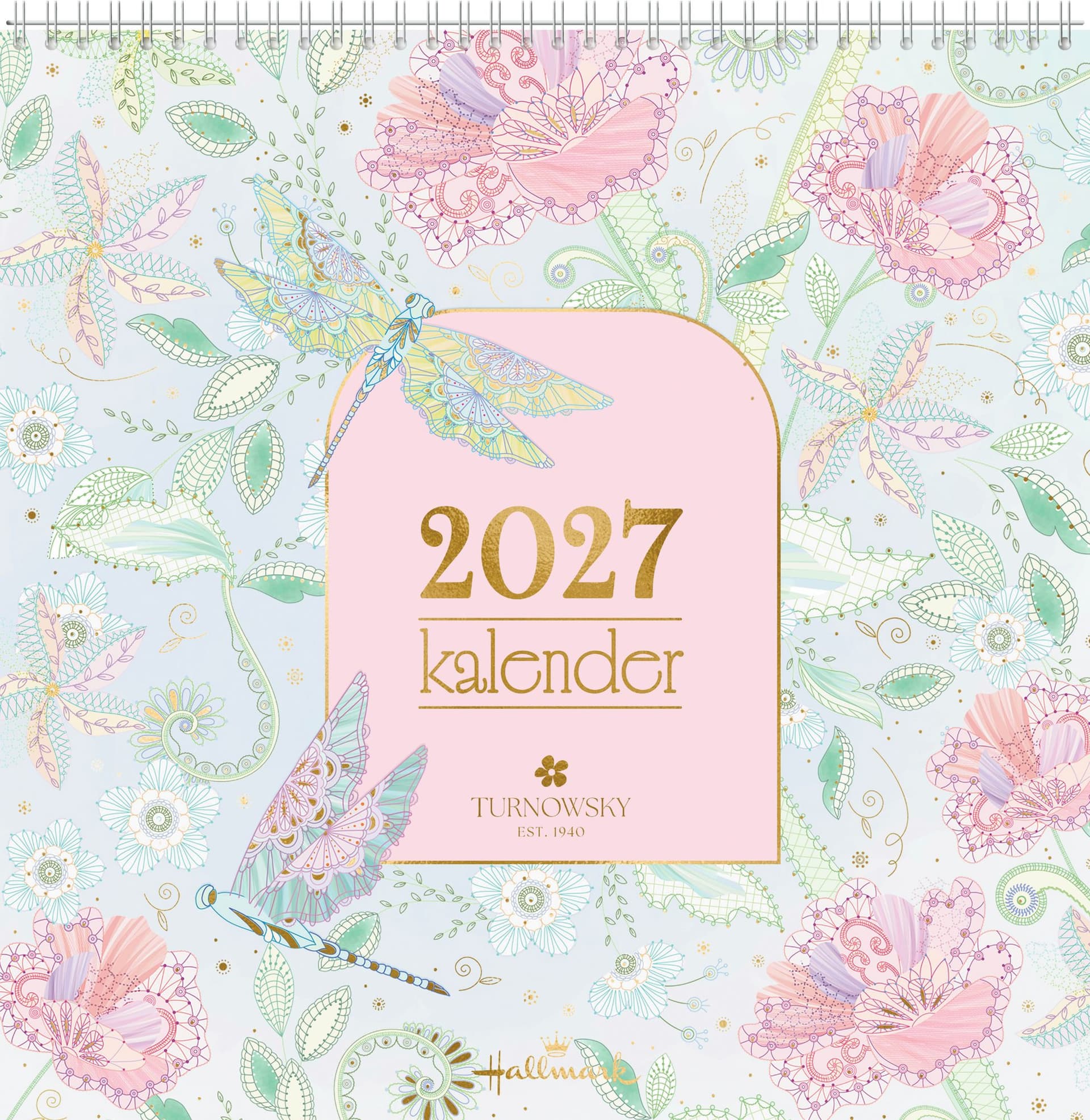Maandkalender 2027 Turnowsky 290x290mm internationaal