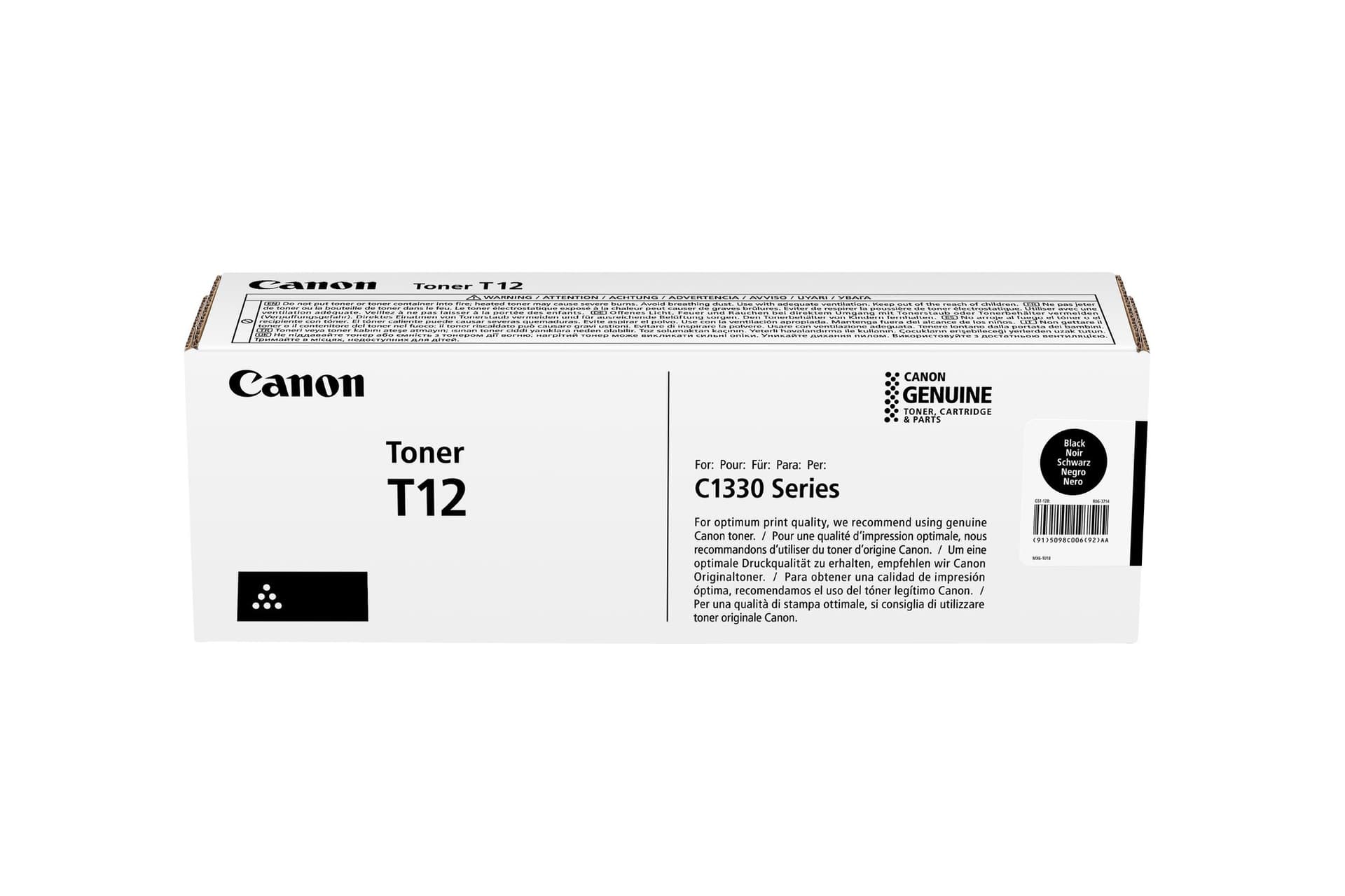Tonercartridge Canon T12 zwart