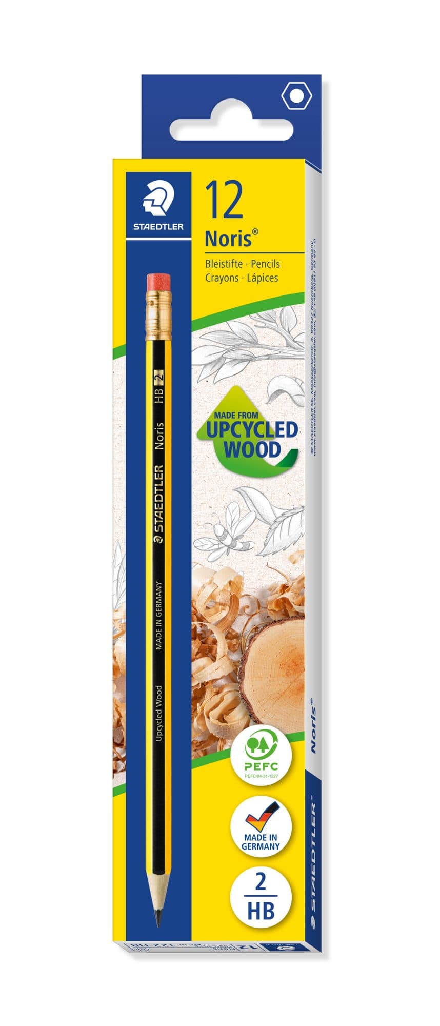 Potlood Staedtler Noris HB met gumtop 2