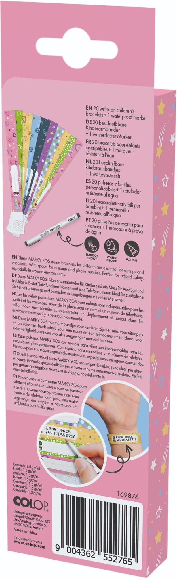 Veiligheidsarmbanden Colop Marky 5