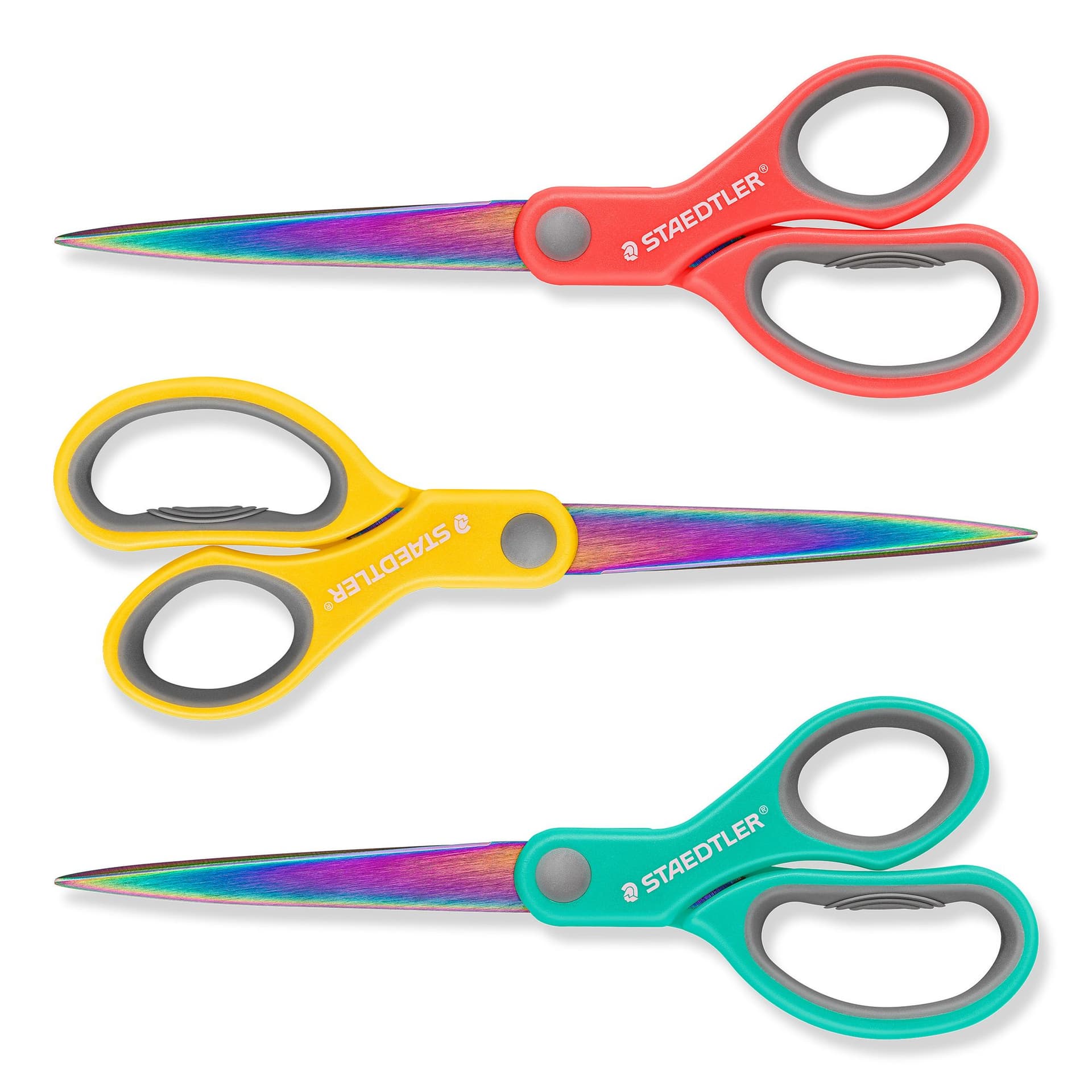 Schaar Staedtler Norix 21cm 3 kleuren assorti 2