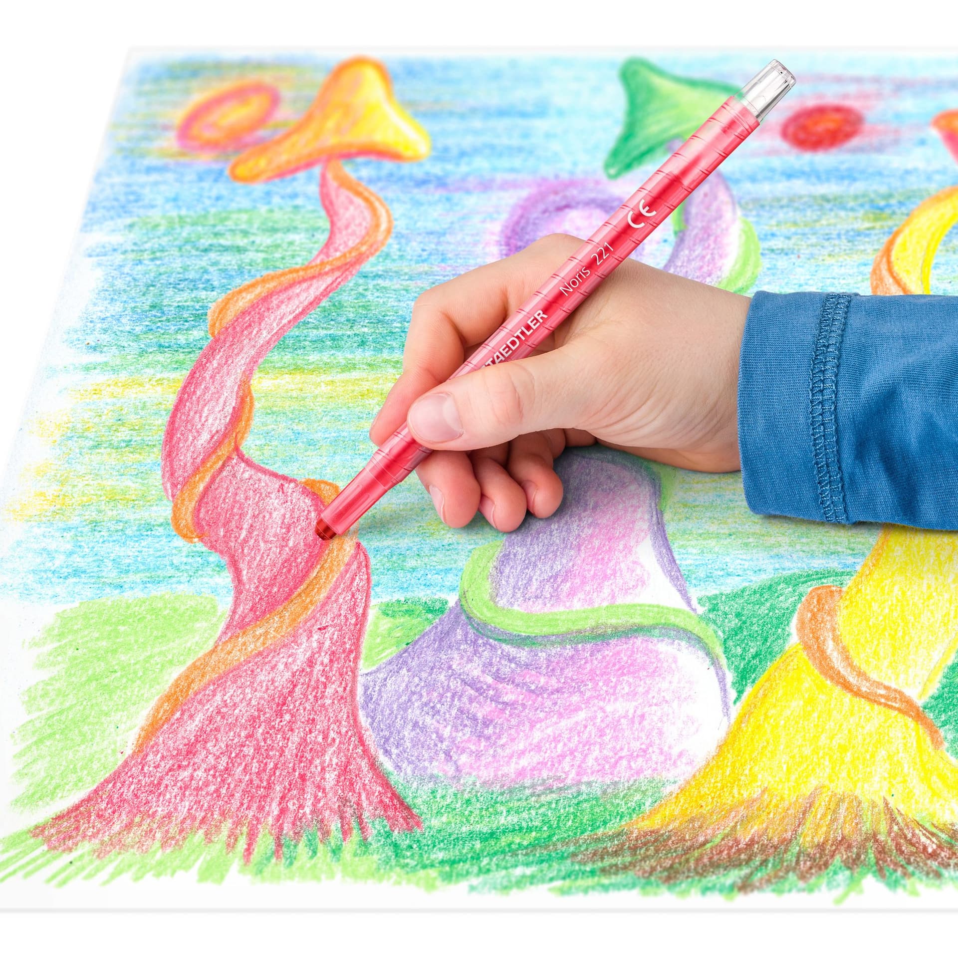 Waxpotlood Staedtler Noris twister set à 12 kleuren 7