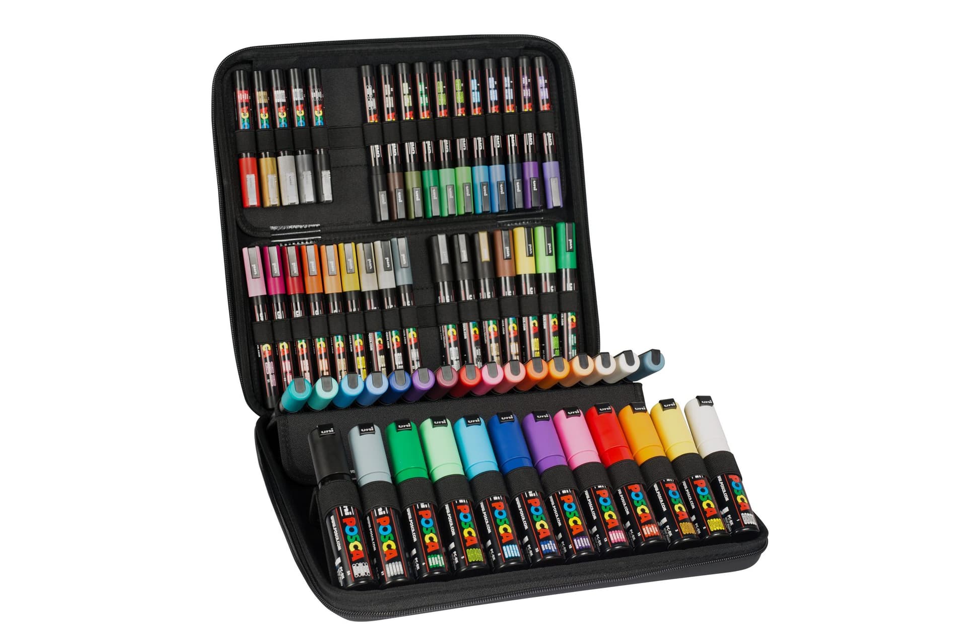 Paintmarker Uni POSCA assorti koffer à 60 stuks