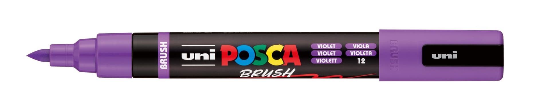 Paintmarker Uni POSCA PC-5BR brushpunt medium violet