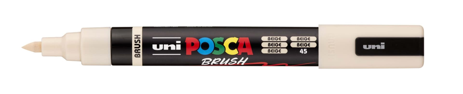 Paintmarker Uni POSCA PC-5BR brushpunt medium beige