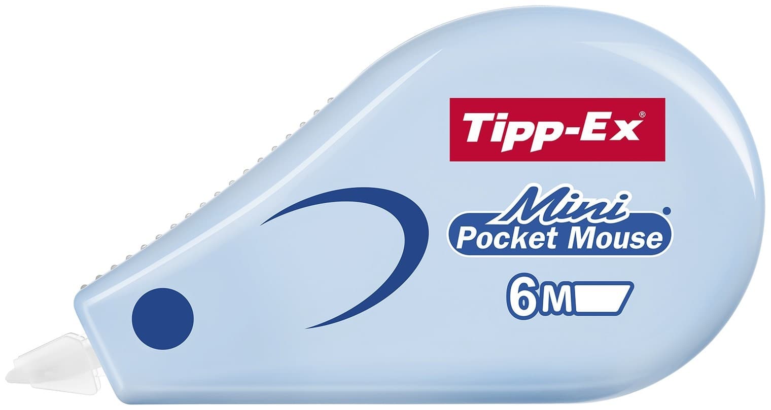 Correctietape Tipp-Ex mini pocket mouse 5mmx5m pastel assorti 2