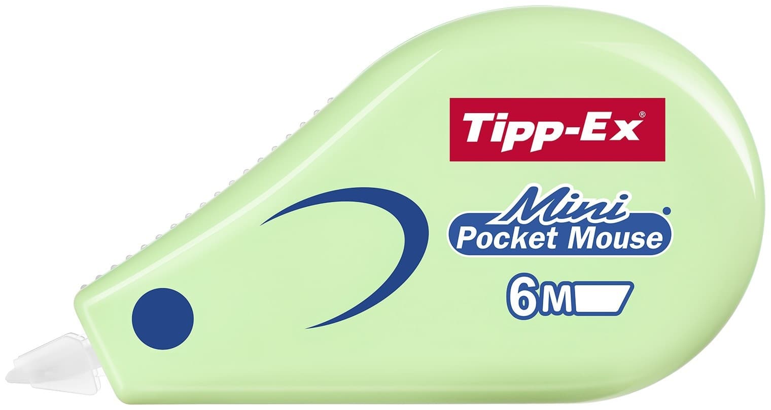 Correctietape Tipp-Ex mini pocket mouse 5mmx5m pastel assorti 4
