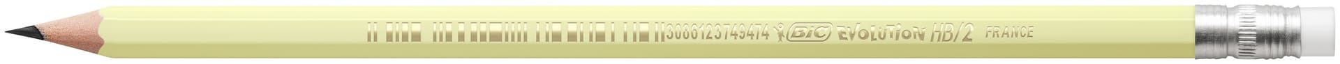 Potlood Bic HB met gom pastel assorti 2