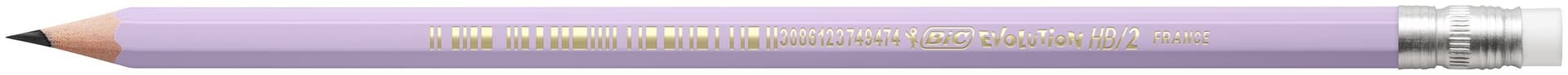 Potlood Bic HB met gom pastel assorti 3