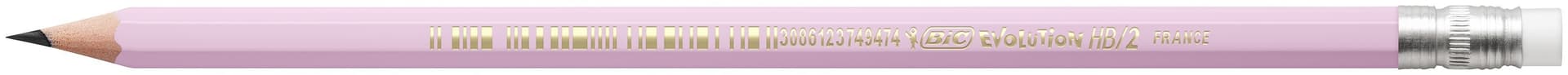 Potlood Bic HB met gom pastel assorti 4