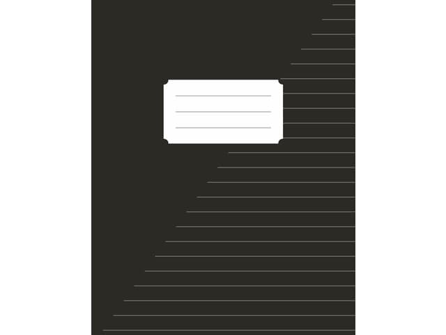 Schrift Kangaro A5 lijn 80 pagina's 60gr zwart pak à 10 stuks