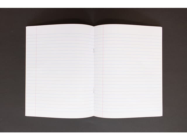 Schrift Kangaro A5 lijn 80 pagina's 60gr zwart pak à 10 stuks 4