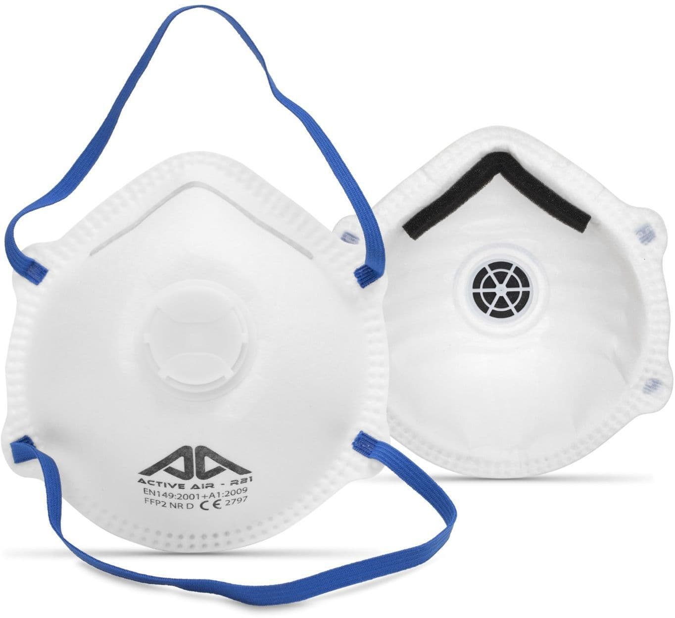 Stofmasker Active Gear met ventiel ffp2 10 stuks 5