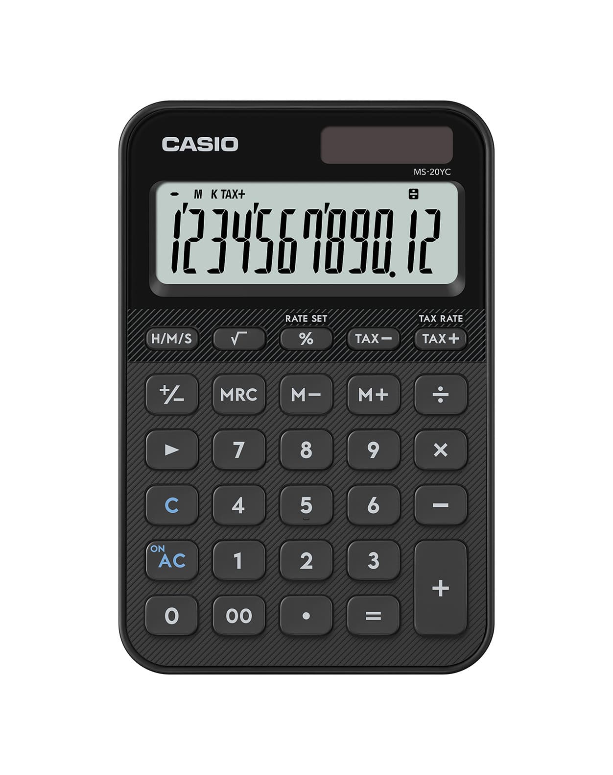 Rekenmachine Casio MS-20YC-BK zwart