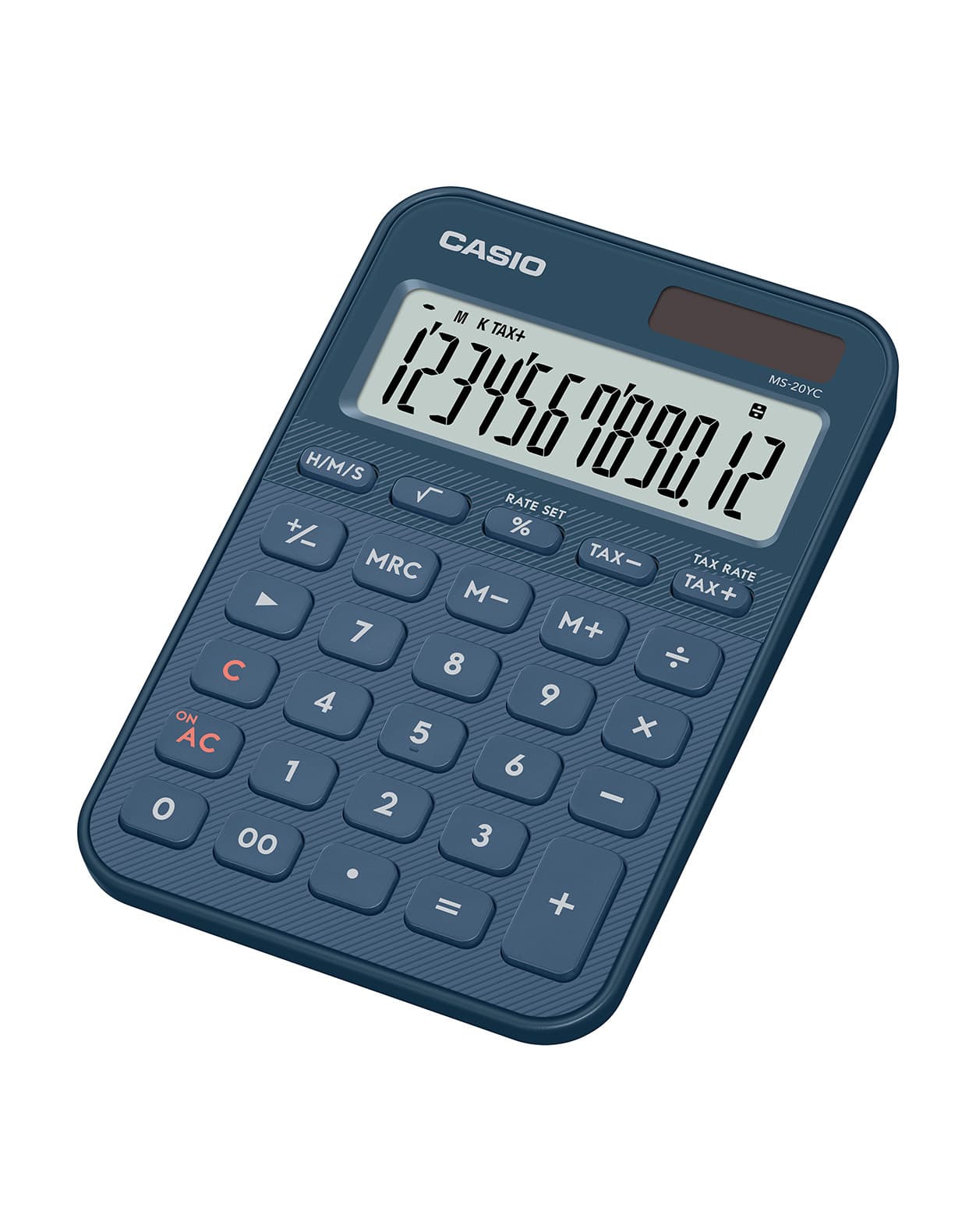 Rekenmachine Casio MS-20YC-NY blauw 2