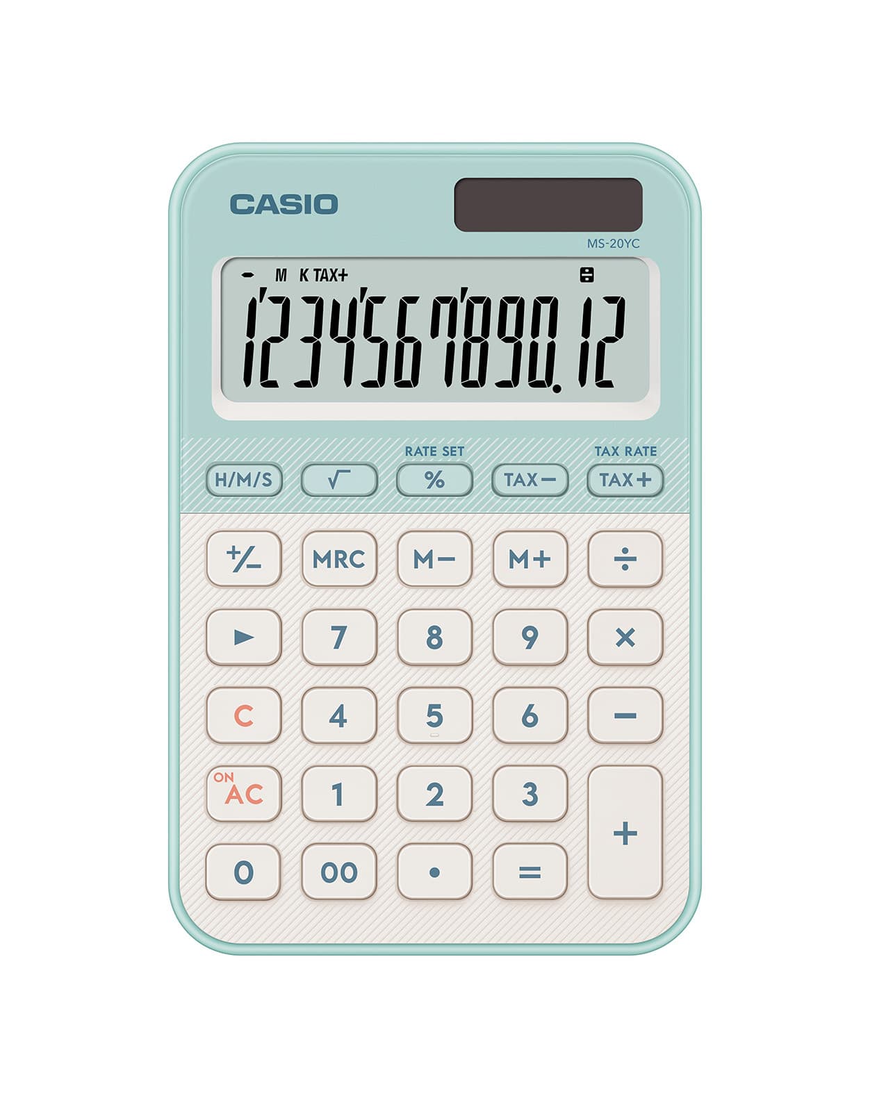 Rekenmachine Casio MS-20YC-LG groen