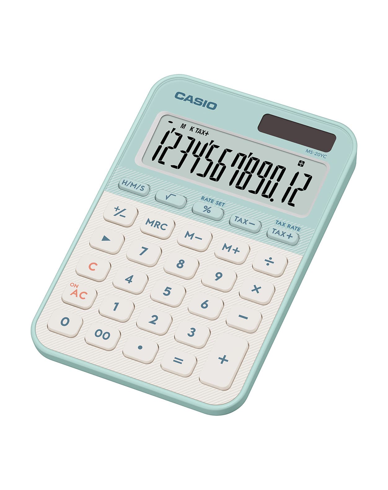 Rekenmachine Casio MS-20YC-LG groen 2