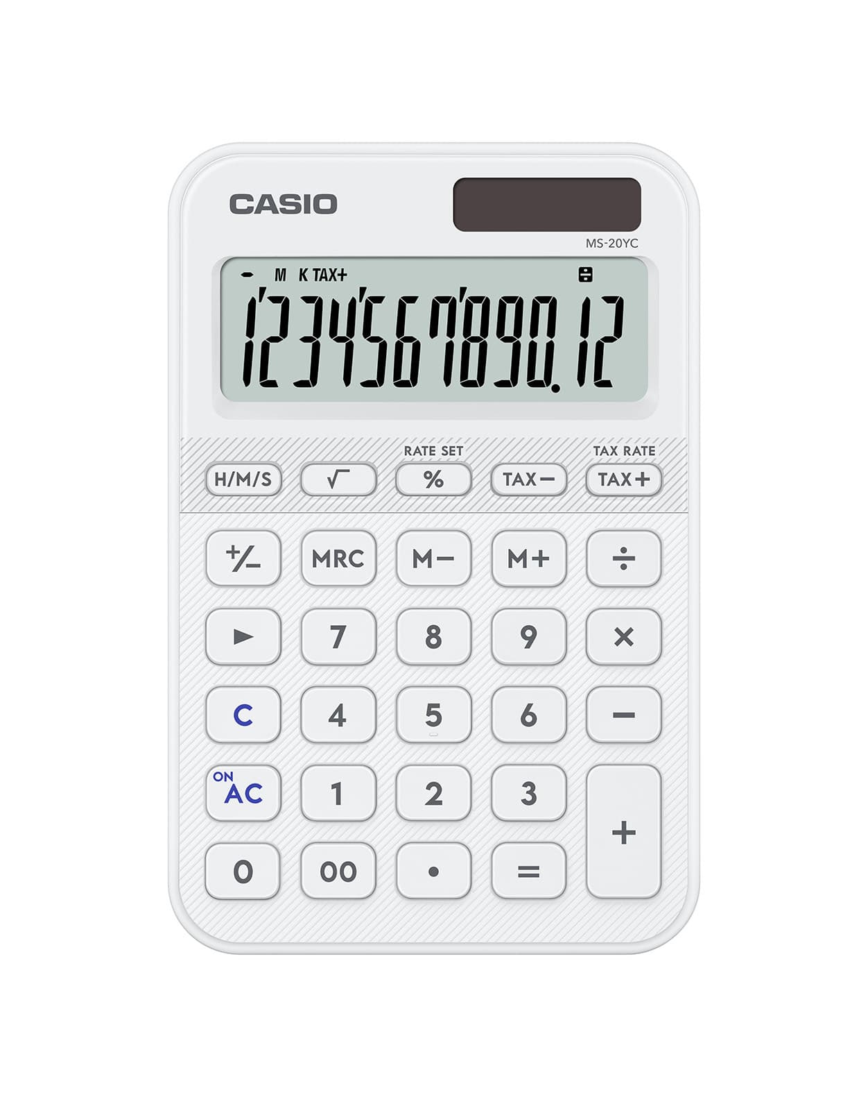 Rekenmachine Casio MS-20YC-WE wit