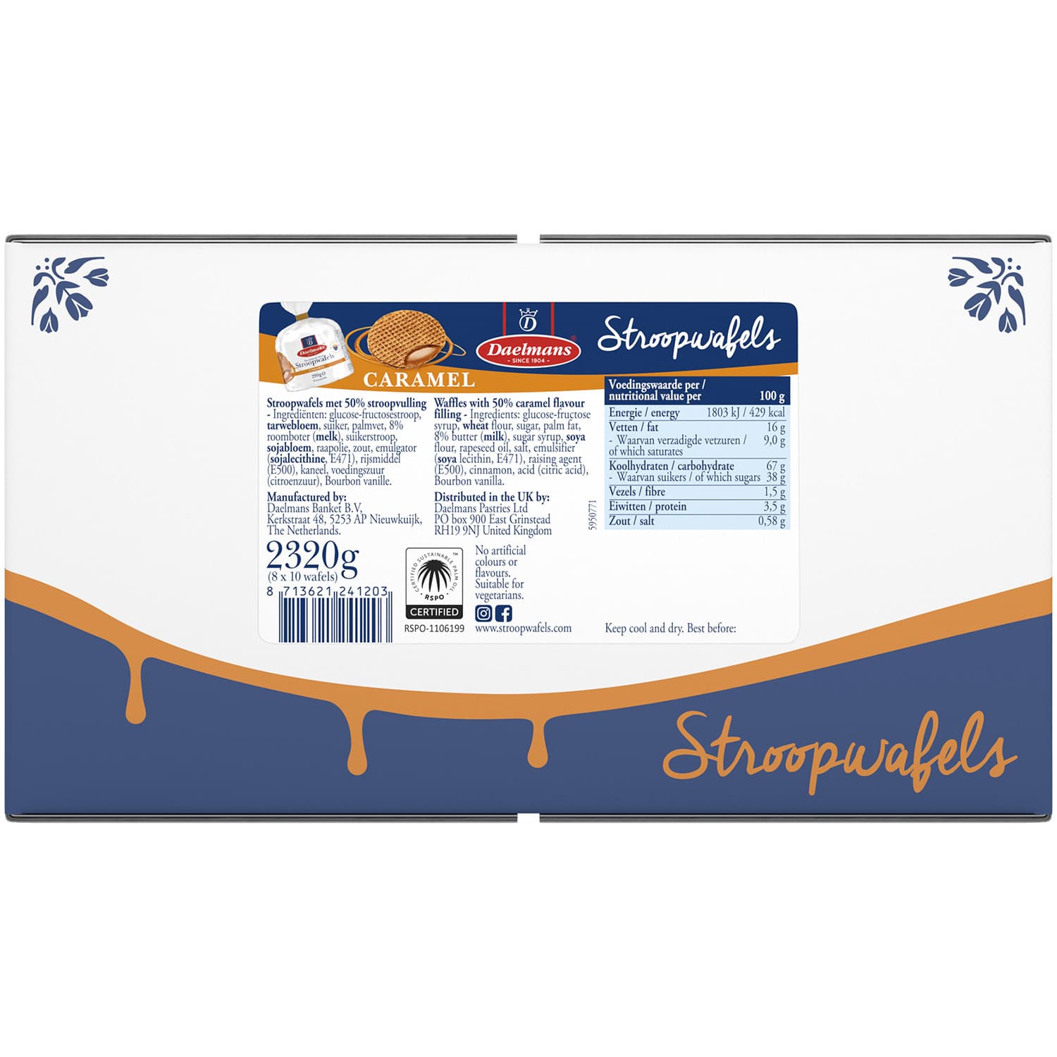 Stroopwafel Daelmans toefzak 290 gram 2