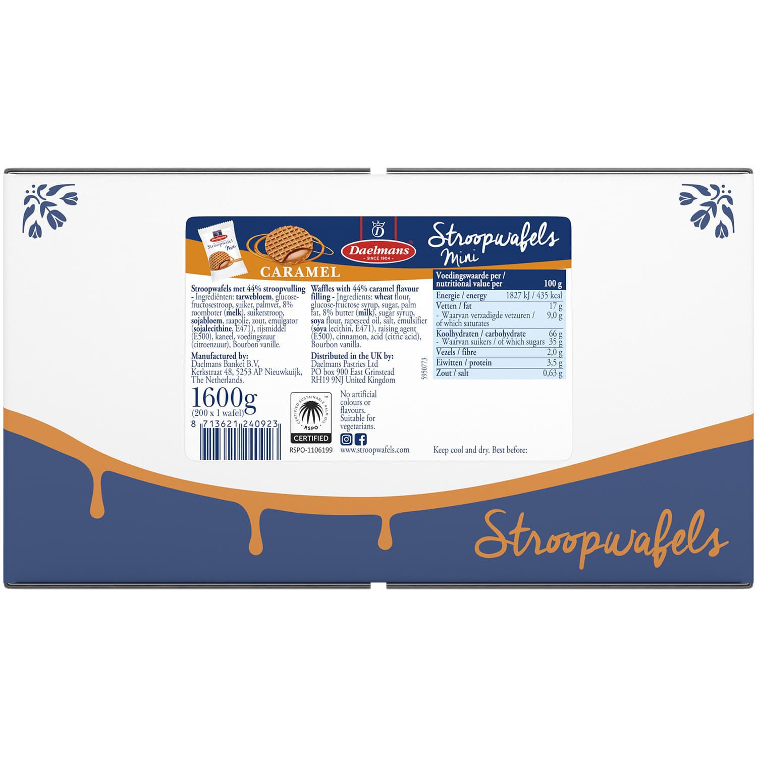 Stroopwafel Daelmans mini 200 stuks 2
