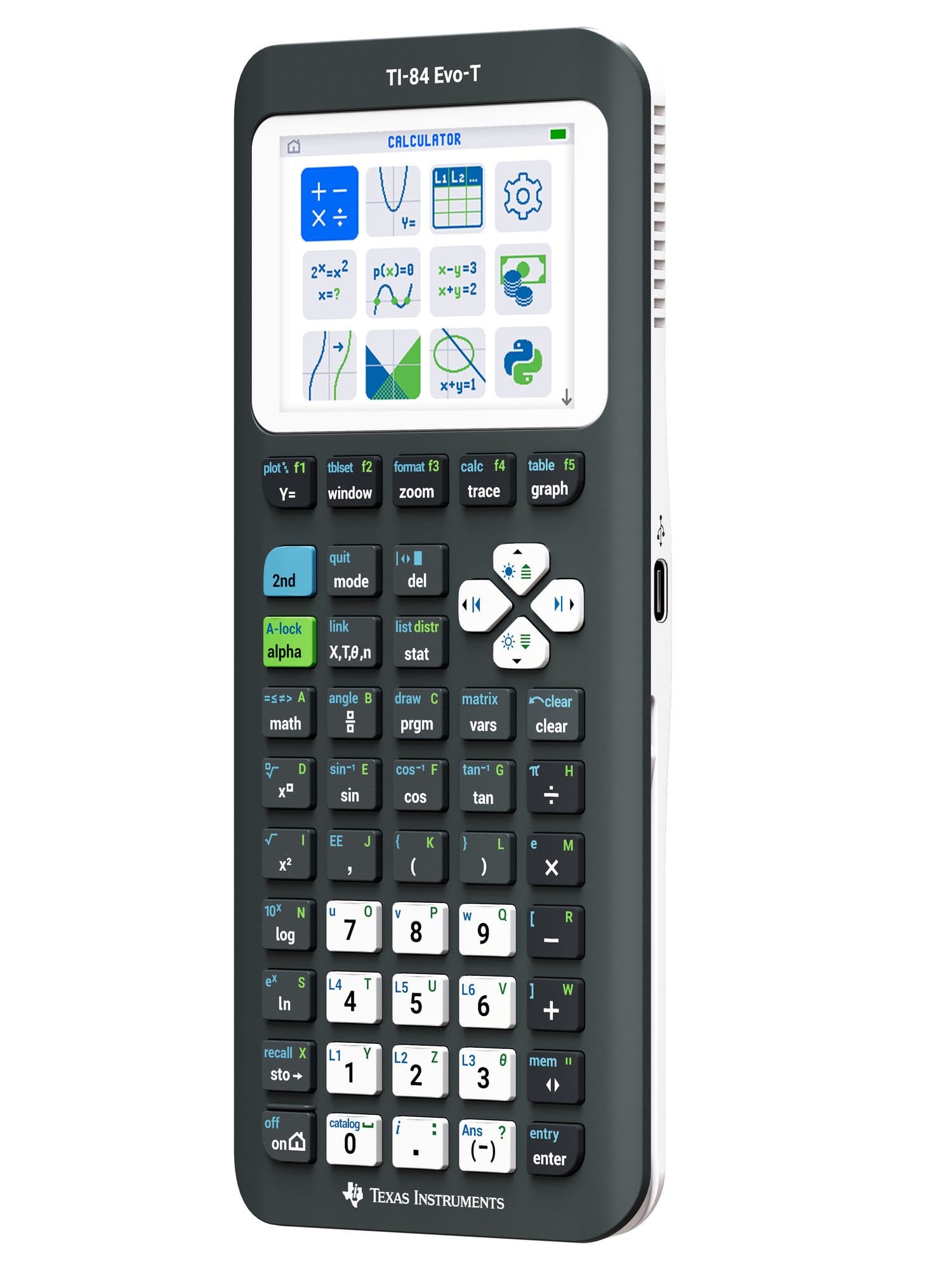 Rekenmachine TI-84 Evo-T zwart 2