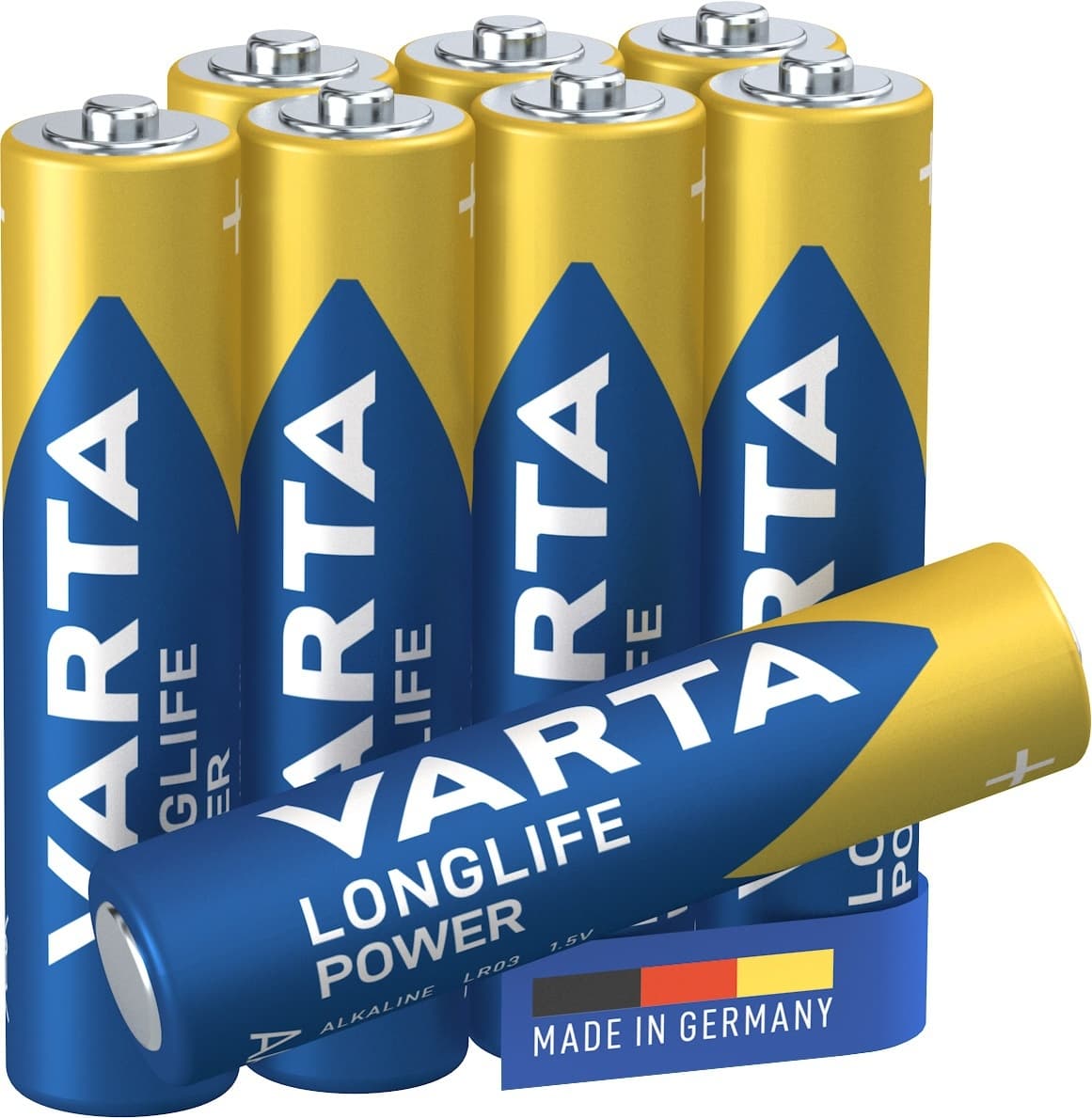 Batterij VARTA Longlife Power 8x AAA 3