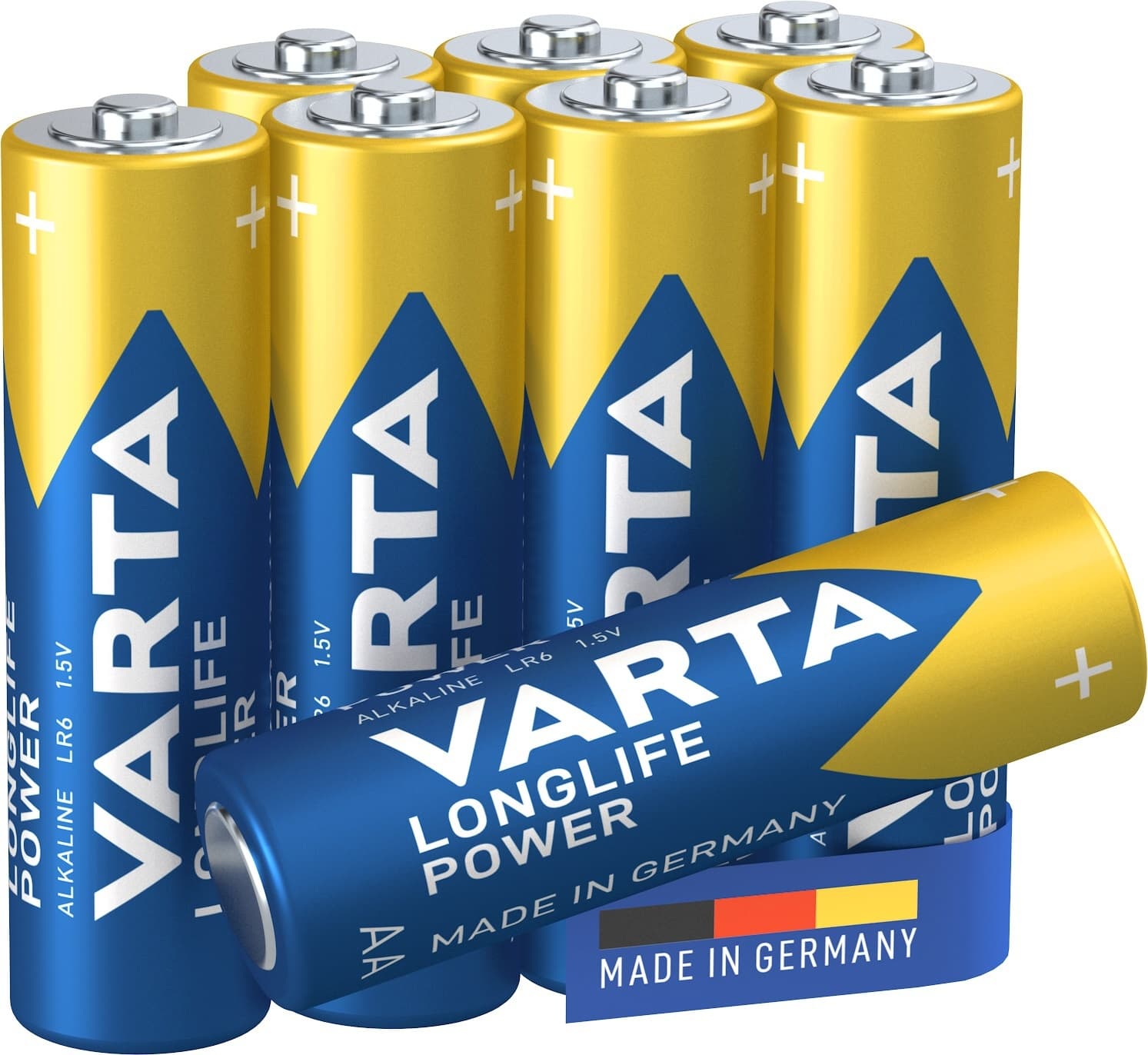 Batterij VARTA Longlife Power 8x AA 3
