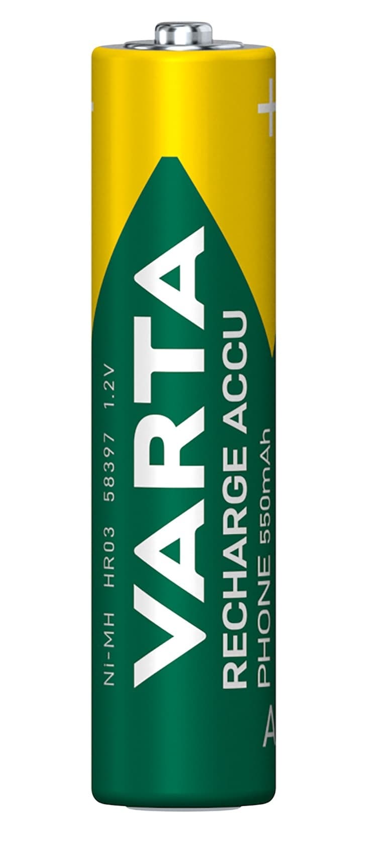 Batterij VARTA oplaadbaar Accu Phone 2x AAA 550mAh 2