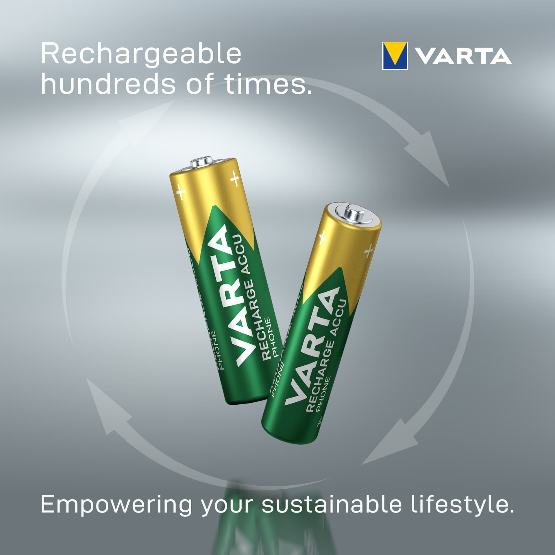 Batterij VARTA oplaadbaar Accu Phone 2x AAA 550mAh 4