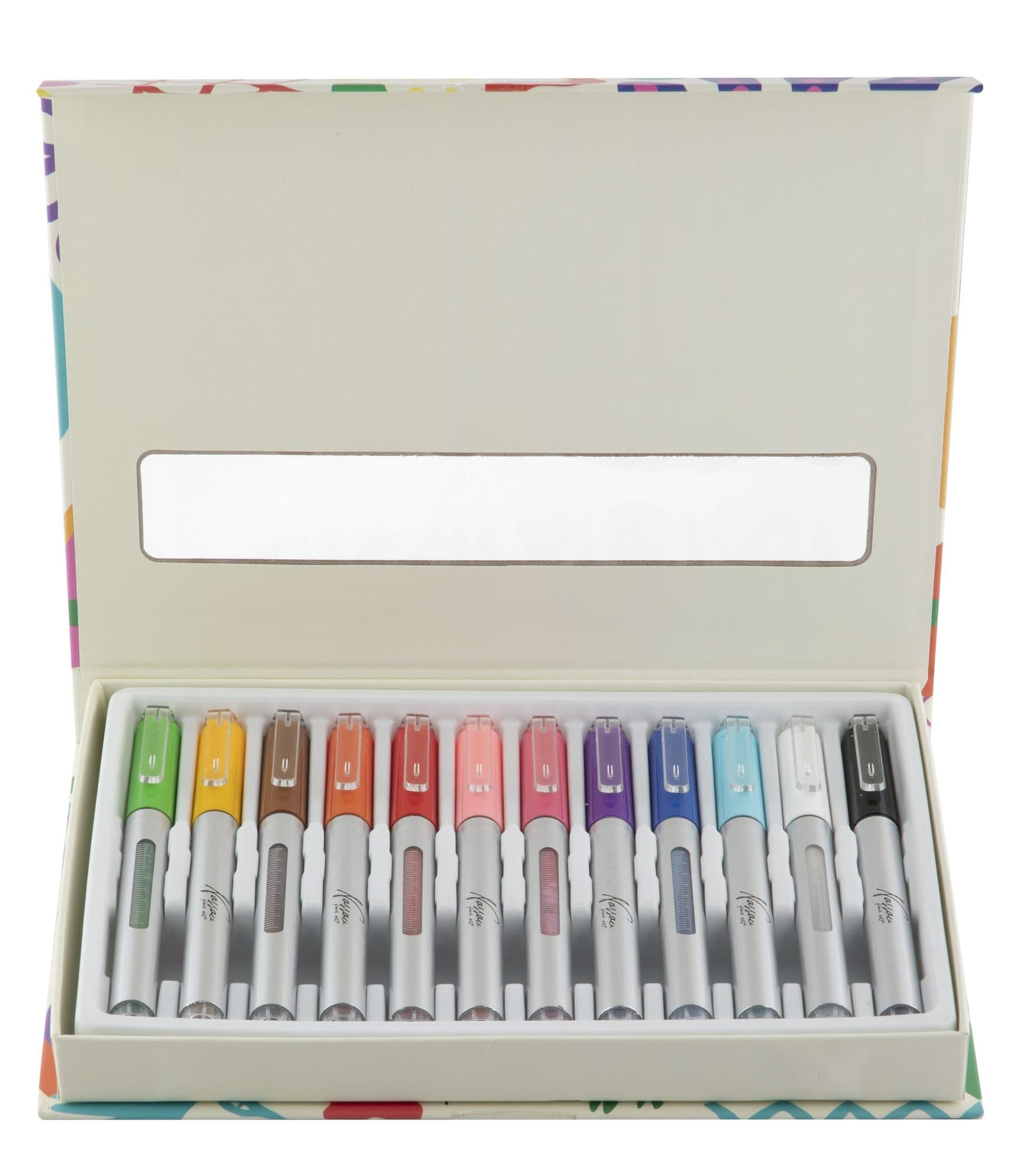 Acrylmarkers Nassau set à 12 kleuren 2