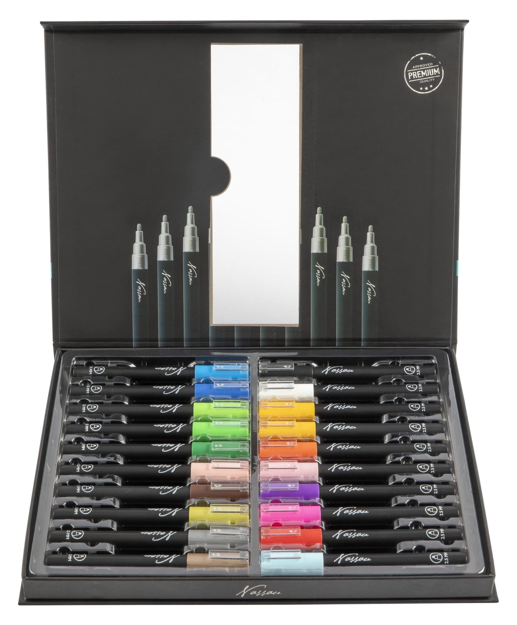 Acrylmarker Nassau set à 20 kleuren 2