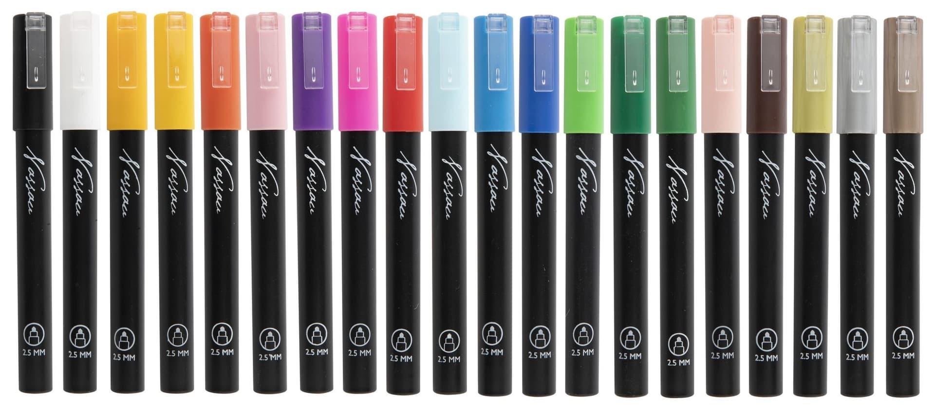 Acrylmarker Nassau set à 20 kleuren 3
