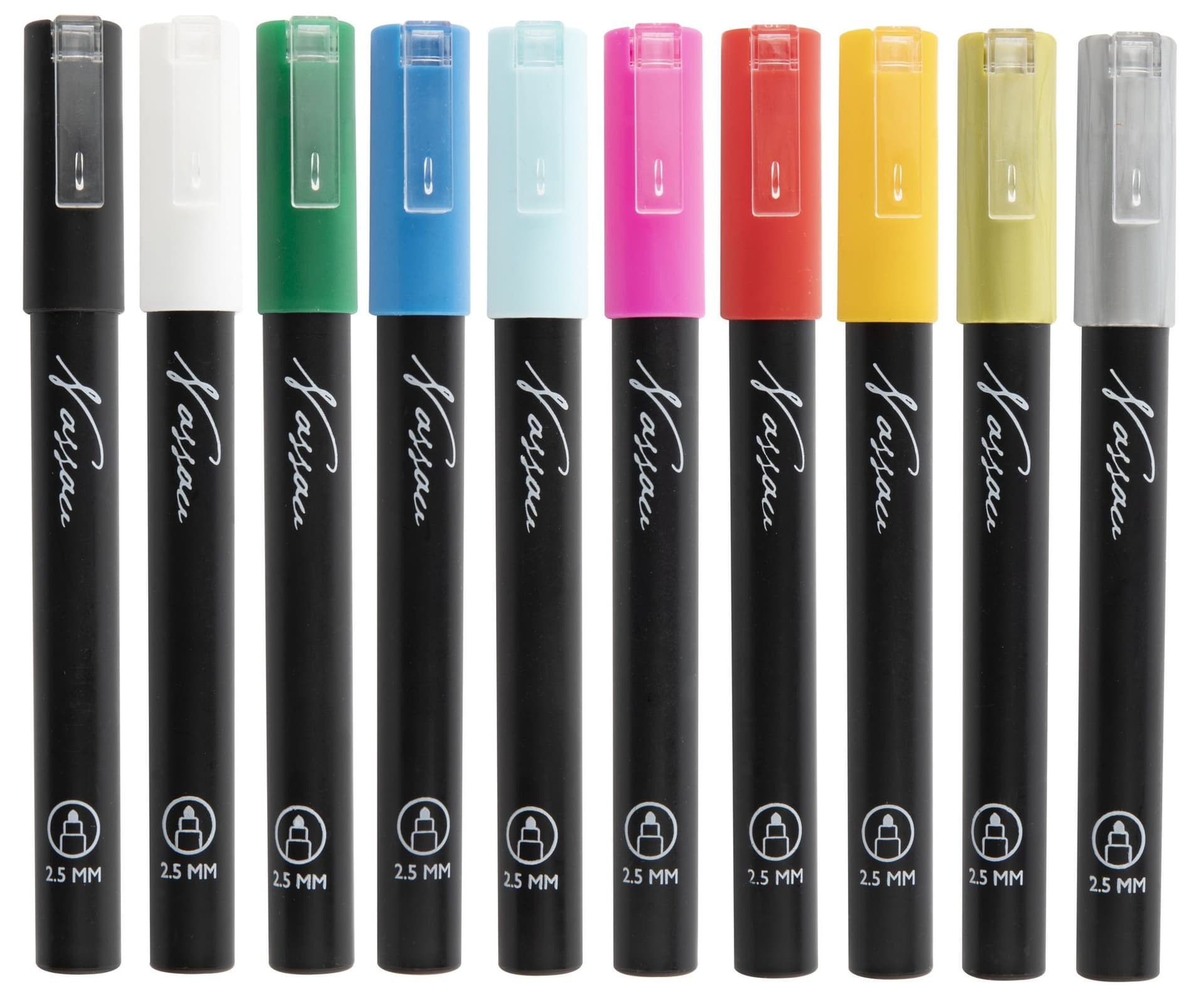 Acrylmarker Nassau set à 10 kleuren 3