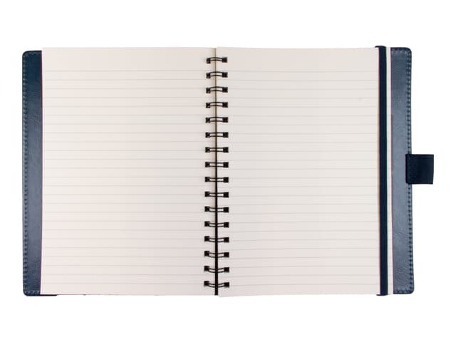 Notitieboek Multo Hannibal A5 blauw kunstleder 2