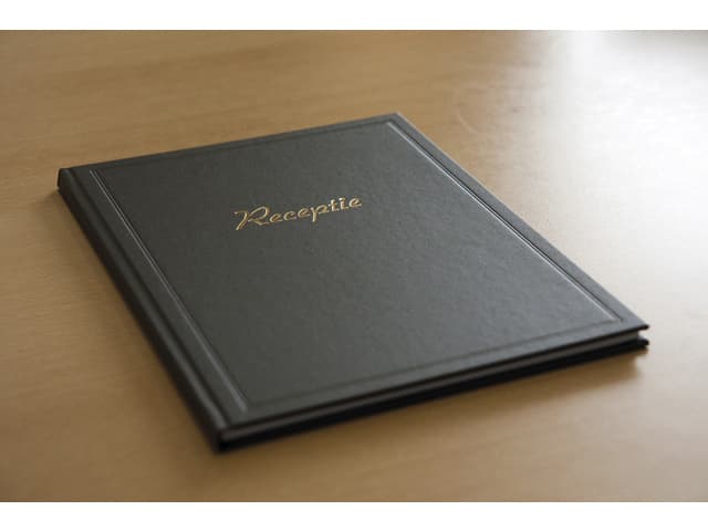Receptiealbum Kangaro 26x21cm vakverdeling zwart 4